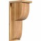Ekena Millwork Crestline Rough Sawn Corbel w/Backplate, Western Red Cedar, 8"W x 10"D x 22"H COR08X10X22CRE01RWR - alternate 1